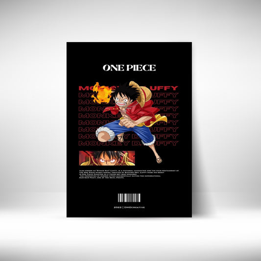 One Peice-Monkey D. Luffy Wall Postor Posters Postor Shop one-peice-monkey-d-luffy-wall-poster Postor Shop 