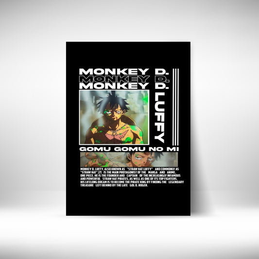 One Piece Monkey D. Luffy Wall Postor Posters Postor Shop one-piece-monke-d-luffy-wall-poster Postor Shop 