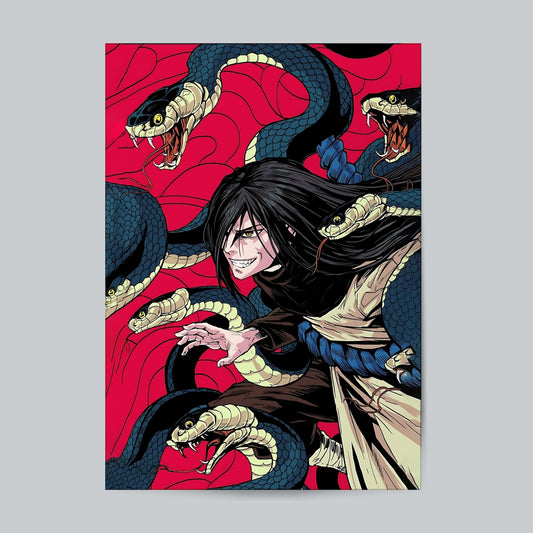 Orochimaru - Naruto #Anime Wall Poster Posters Postor Shop orochimaru-naruto-anime-wall-poster Postor Shop 