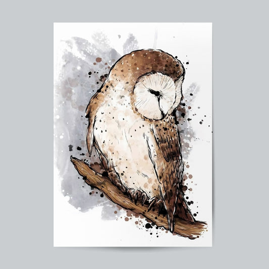 Owl #Aesthetic Wall Poster Posters Postor Shop owl-aesthetic-wall-poster Postor Shop 