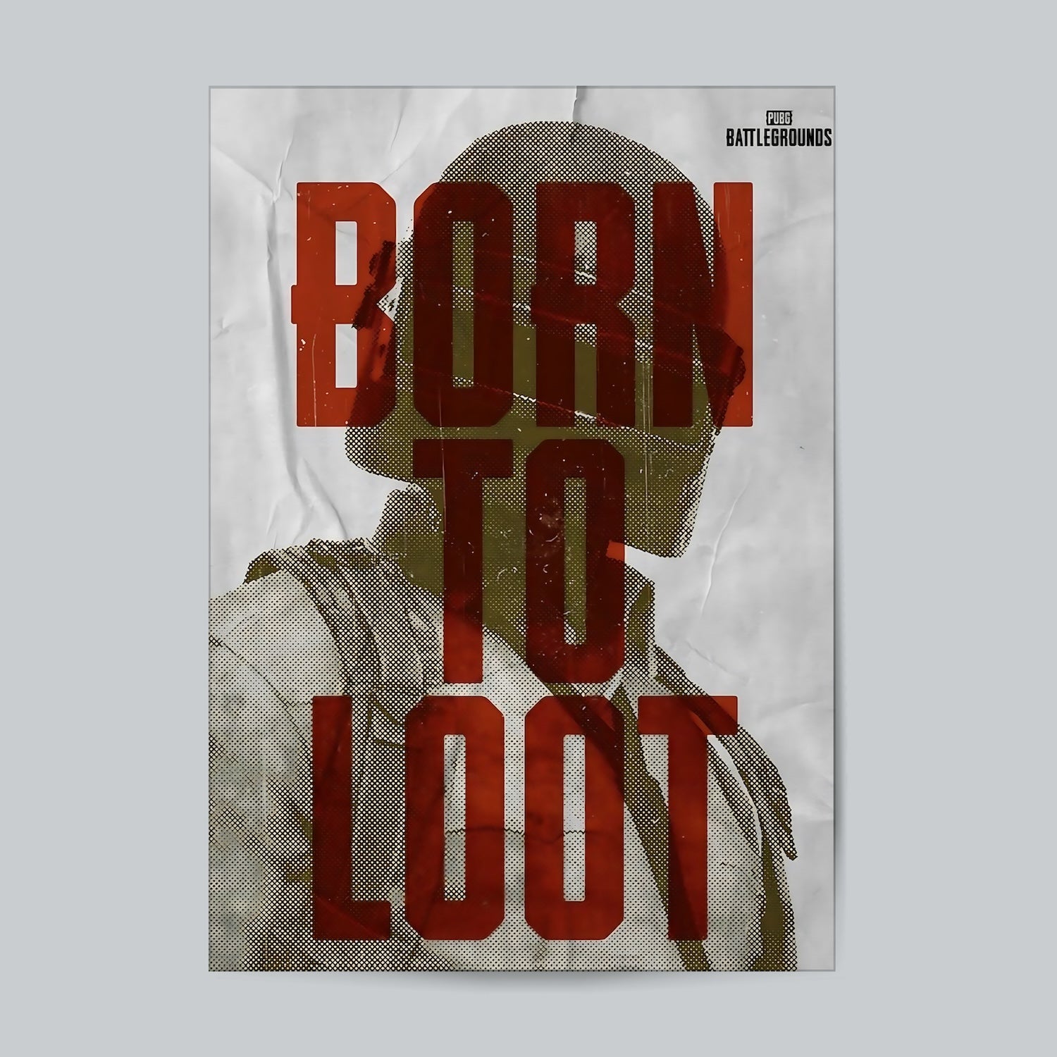 PUBG Born To Loot #Game Wall Poster Posters Postor Shop pubg-born-to-loot-game-wall-poster Postor Shop 