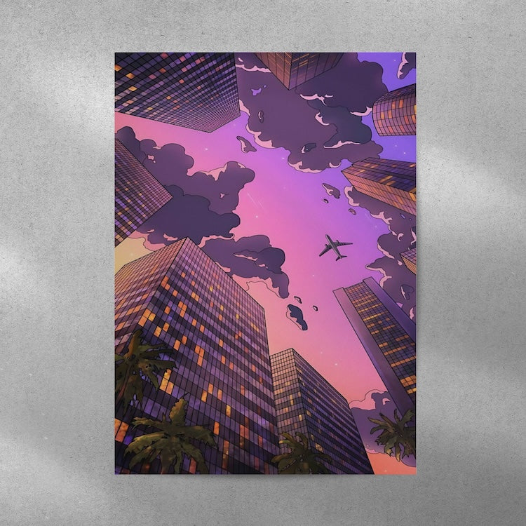 Plane Flying #Aesthetic Wall Postor Posters Postor Shop plane-flying-aesthetic-wall-poster Postor Shop 