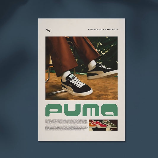 Puma Forever Faster #Sneaker Wall Poster Posters Postor Shop puma-forever-faster-sneaker-wall-poster Postor Shop 