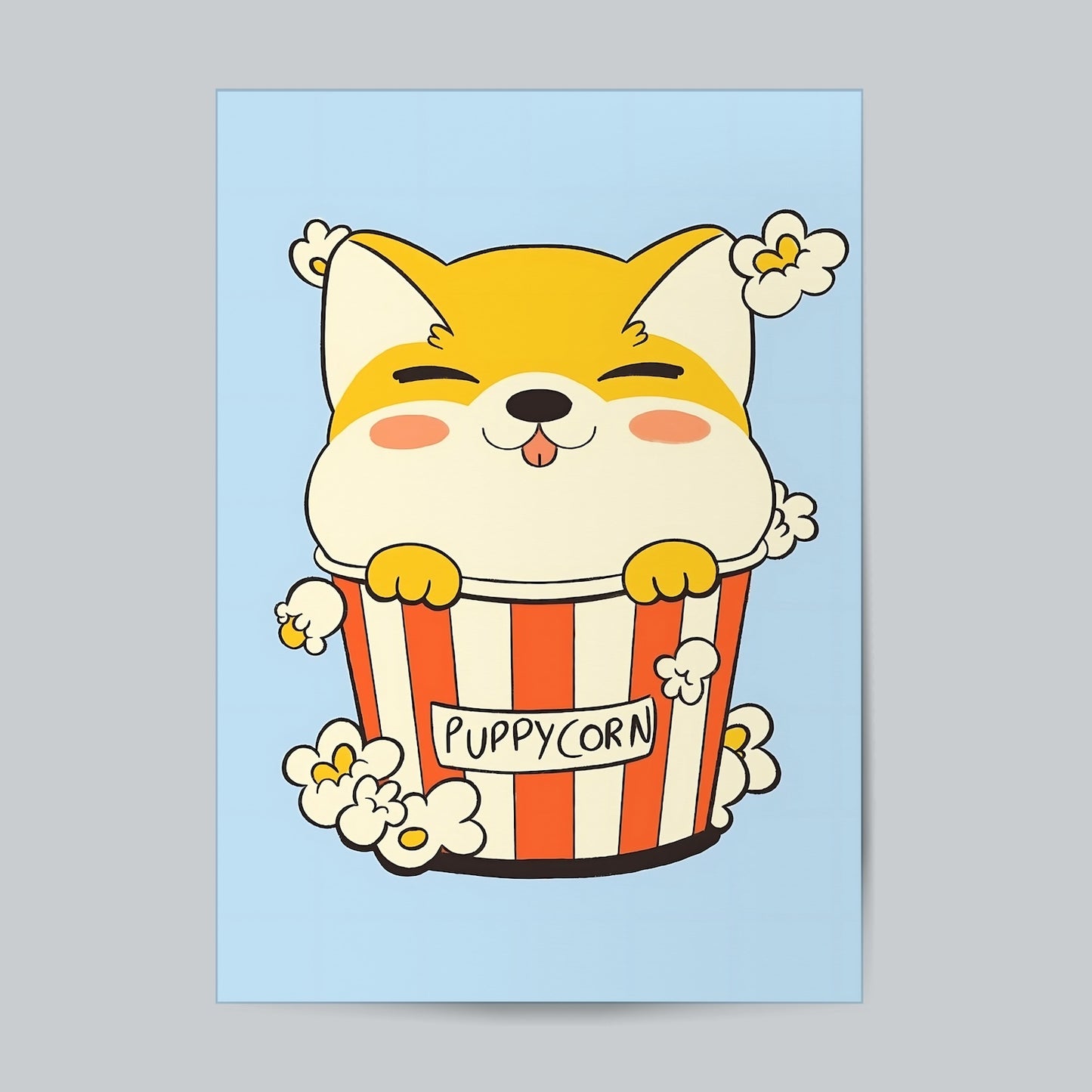 Puppycorn #Aesthetic Wall Poster Posters Postor Shop puppycorn-aesthetic-wall-poster Postor Shop 