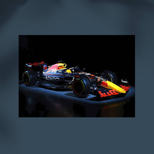 Red Bull F1 Car- Horizontal Wall Postor Posters Postor Shop red-bull-f1-car-horizontal-wall-poster Postor Shop