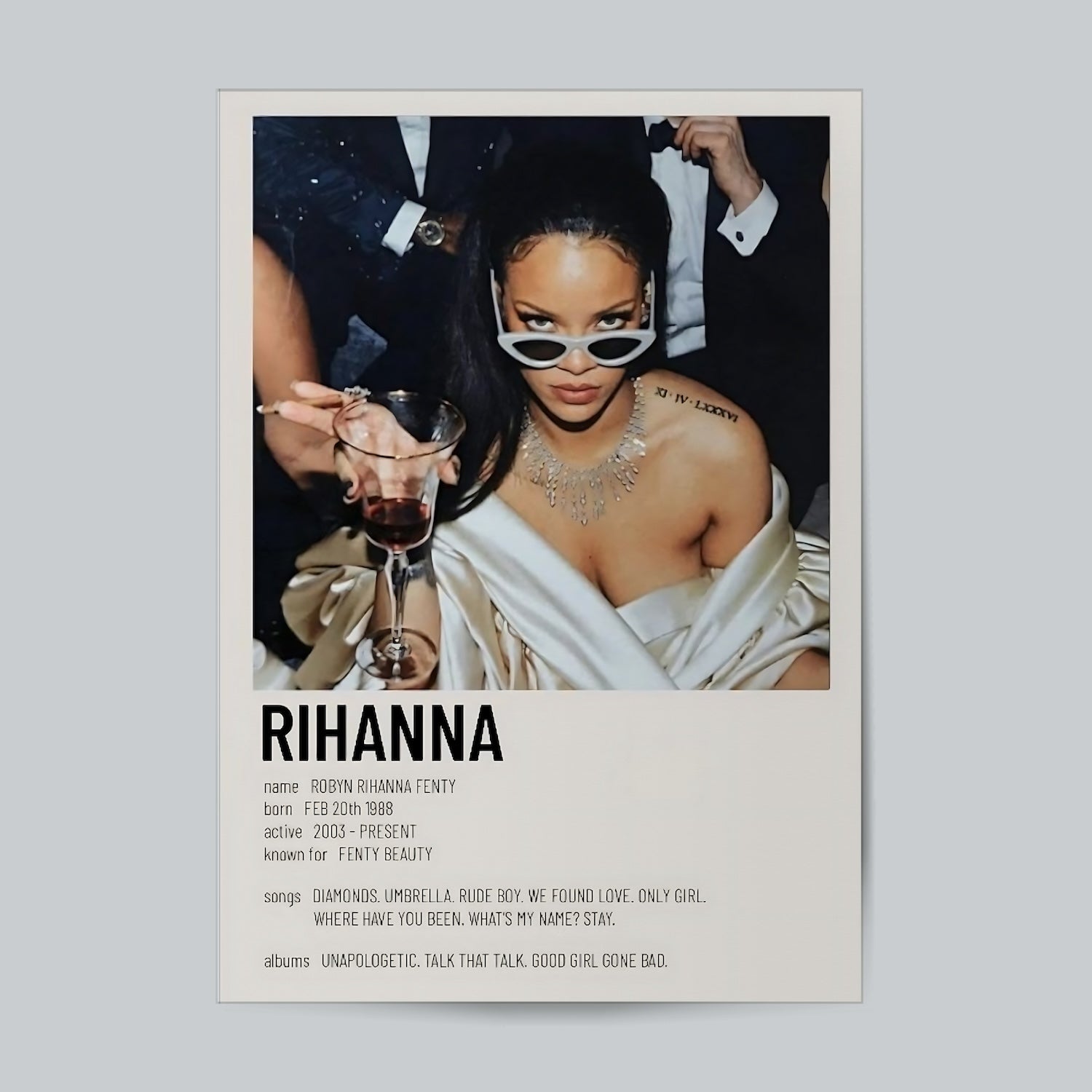 Rihana #Album Cover Wall Poster Posters Postor Shop rihana-album-cover-wall-poster Postor Shop 