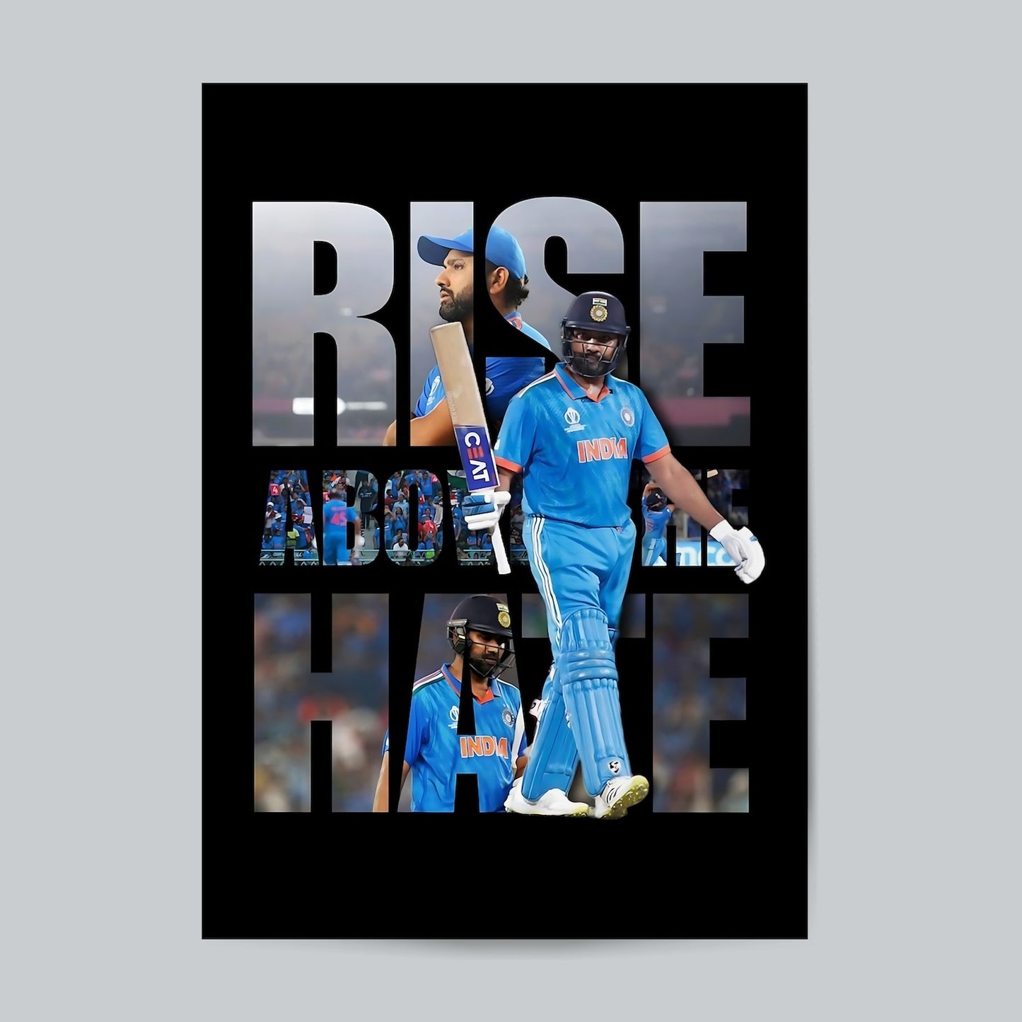 Rohit Sharma #Cricket-01 Wall Poster Posters Postor Shop rohit-sharma-cricket-01-wall-poster Postor Shop 