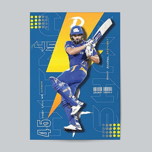 Rohit Sharma #Cricket-02 Wall Poster Posters Postor Shop rohit-sharma-cricket-02-wall-poster Postor Shop 