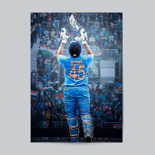 Rohit #Cricket-02 Wall Poster Posters Postor Shop rohit-cricket-02-wall-poster Postor Shop 