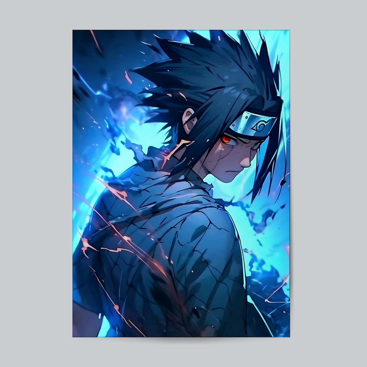 Sasuke Uchiha - Naruto #Anime Wall Poster Posters Postor Shop sasuke-uchiha-naruto-anime-wall-poster Postor Shop 