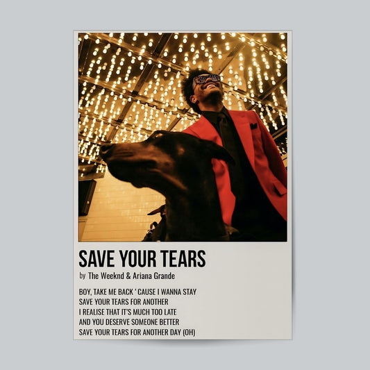 Save Your Tears The Weeknd #Album Cover Wall Poster Posters Postor Shop save-your-tears-the-weeknd-album-cover-wall-poster Postor Shop 