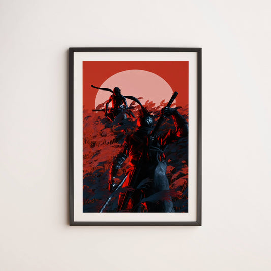 Sekiro Battle- Wall Postor Posters Postor Shop sekiro-battle-wall-poster Postor Shop 