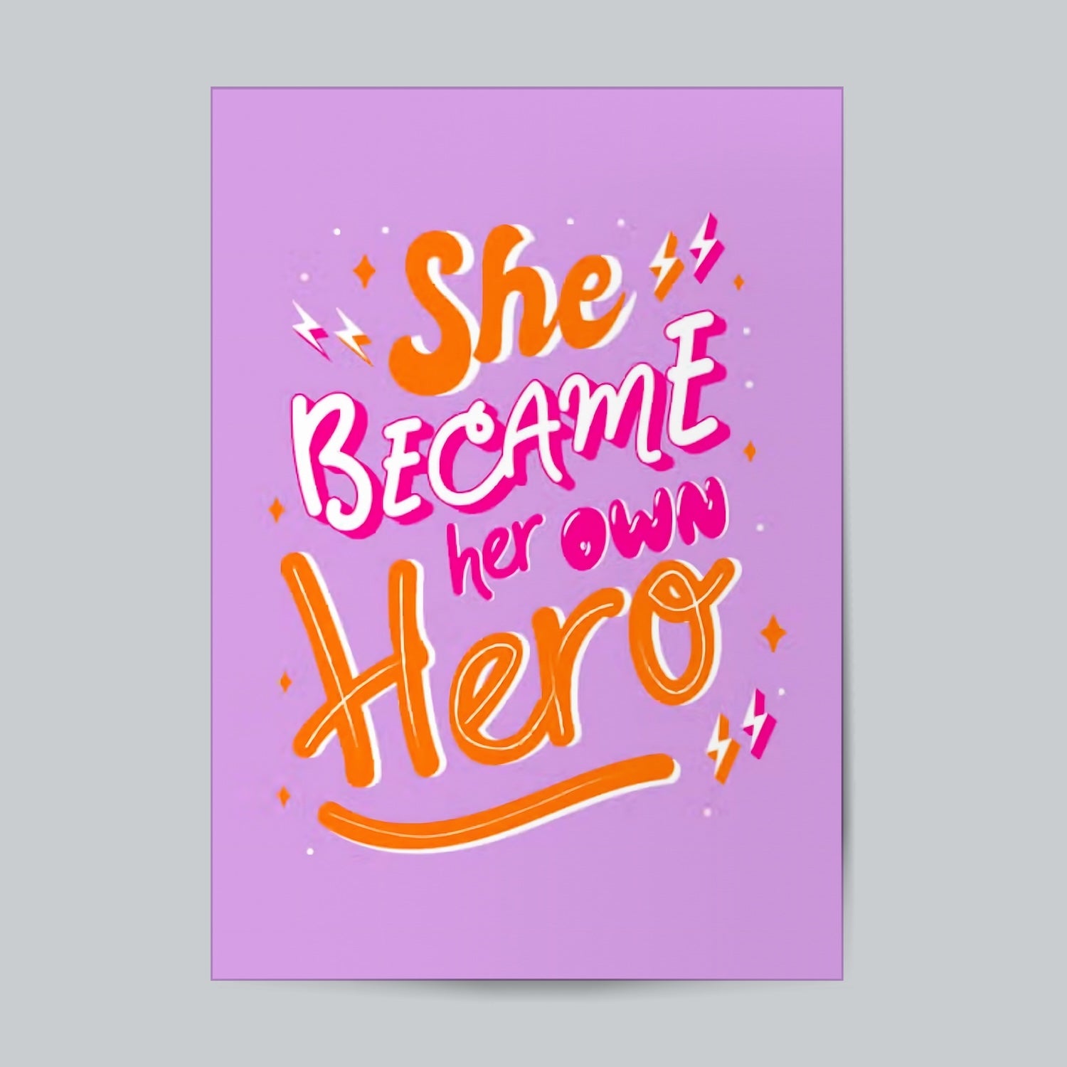 She Became Her Own #Typography Posters Posters Postor Shop she-became-her-own-typography-posters Postor Shop 