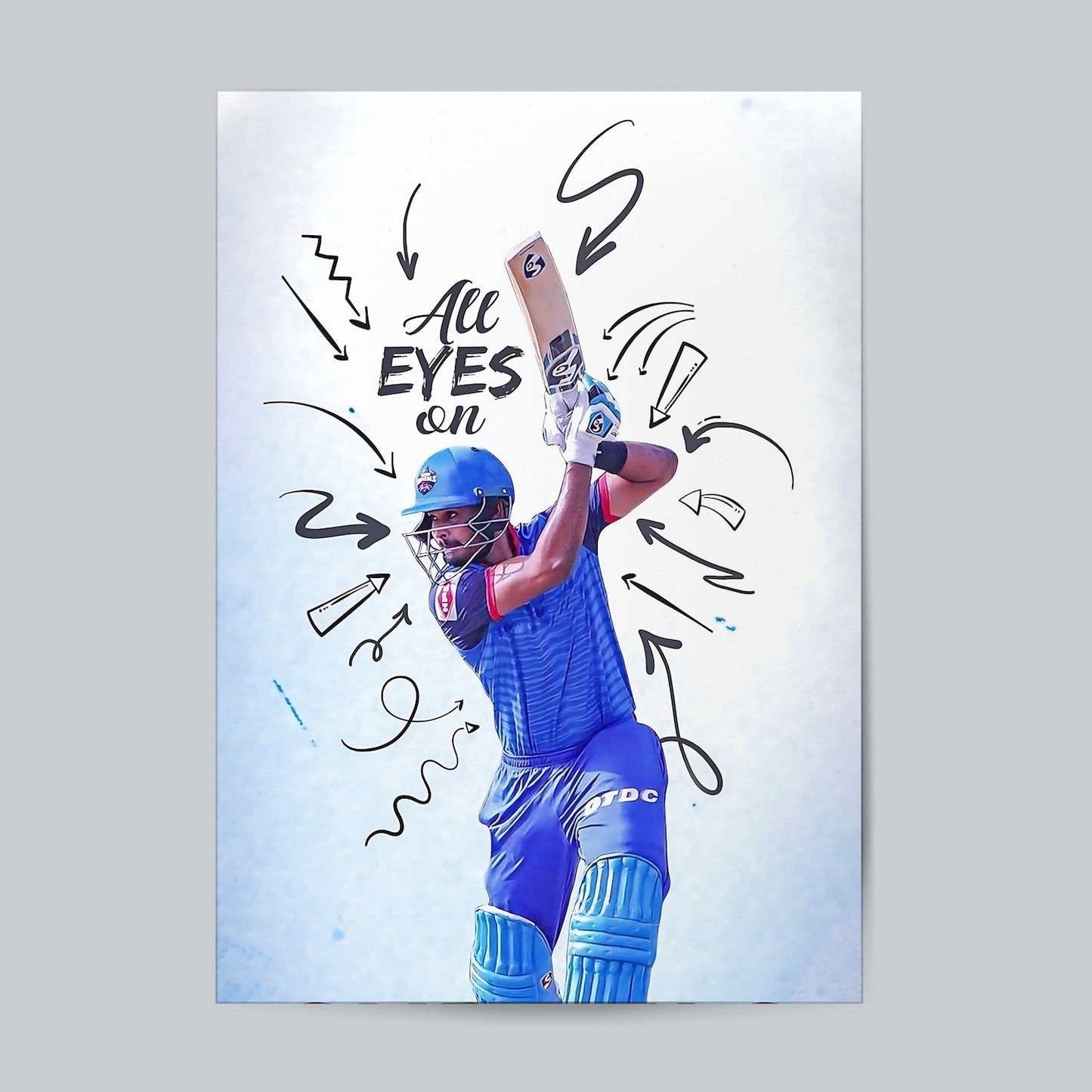 Shreyas Iyer #Cricket-01 Wall Poster Posters Postor Shop shreyas-iyer-cricket-01-wall-poster Postor Shop 