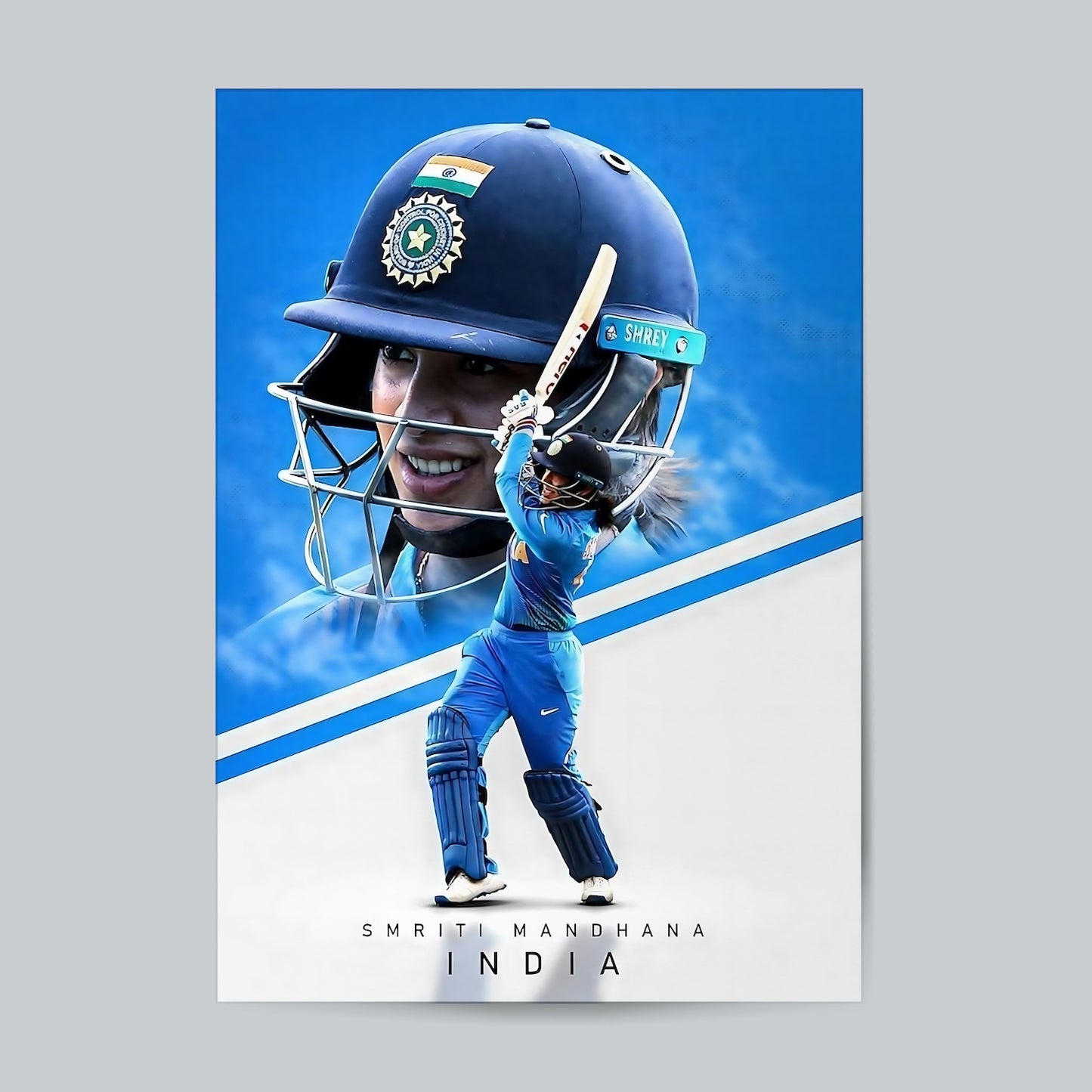 Smriti Mahadana #Cricket-02 Wall Poster Posters Postor Shop smriti-mahadana-cricket-02-wall-poster Postor Shop 