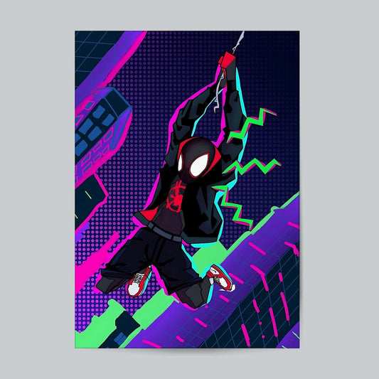Spiderman Into The Spiderverse - Marvel Superhero -01 #Movie Wall Poster. Posters Postor Shop spiderman-into-the-spiderverse-marvel-superhero-01-movie-wall-poster-2 Postor Shop 