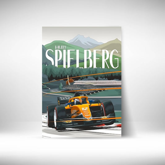 Spielberg McLaren #F1 Wall Poster Posters Postor Shop spielberg-mclaren-f1-wall-poster Postor Shop 