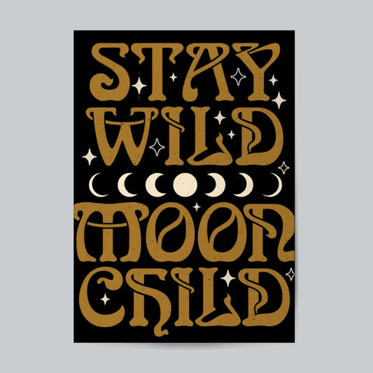 Stay Wild #Typography Posters Posters Postor Shop stay-wild-typography-posters Postor Shop 