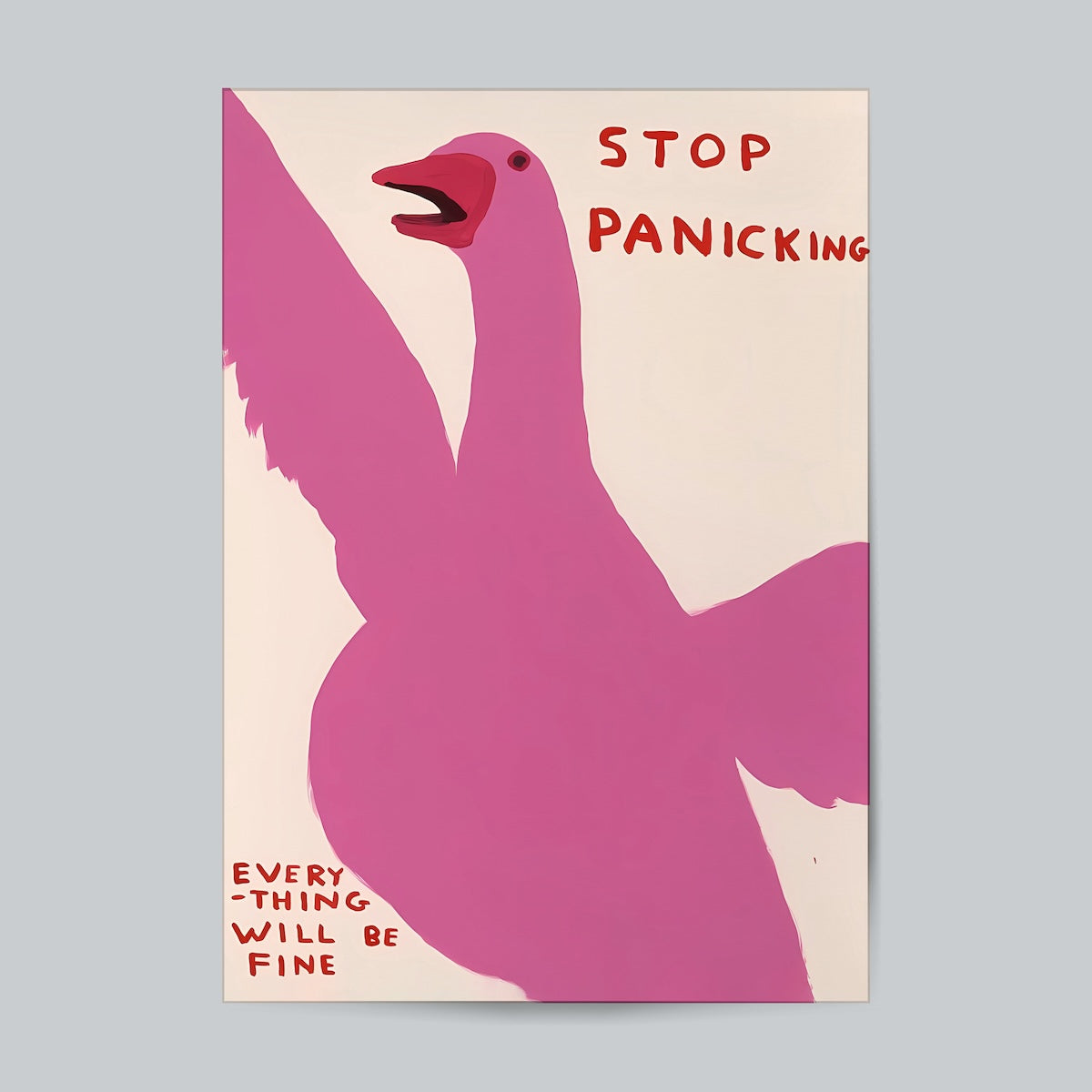 Stop Panicking Duck Aesthetic Wall Poster Posters Postor Shop stop-panicking-duck-aesthetic-wall-poster Postor Shop 