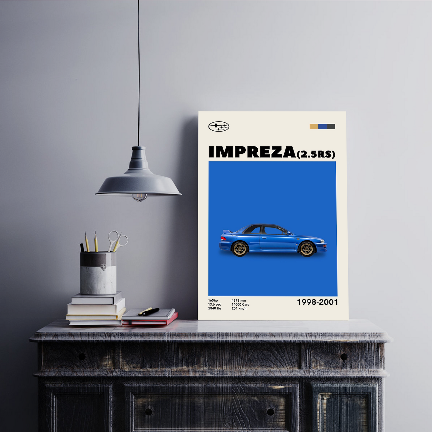 Subaru Impreza 2.5 Wall Postor Posters Postor Shop subaru-impreza-2-5-wall-poster Postor Shop