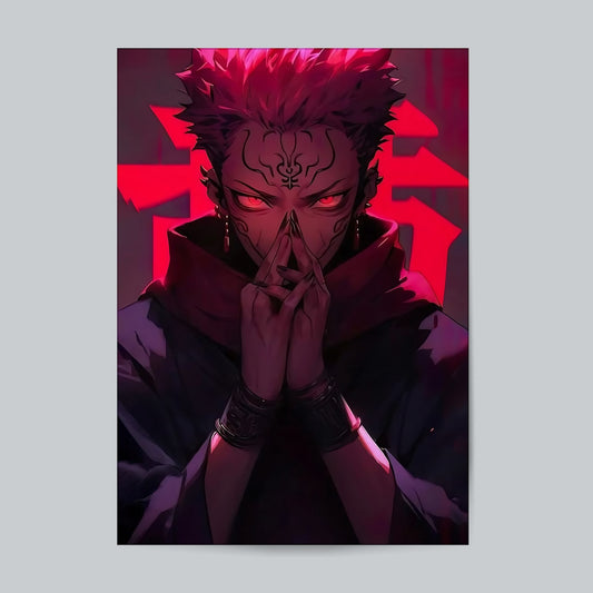 Sukuna King Of Curses - Juijutsu Kaisen #Anime Wall Poster Posters Postor Shop sukuna-king-of-curses-juijutsu-kaisen-anime-wall-poster Postor Shop 