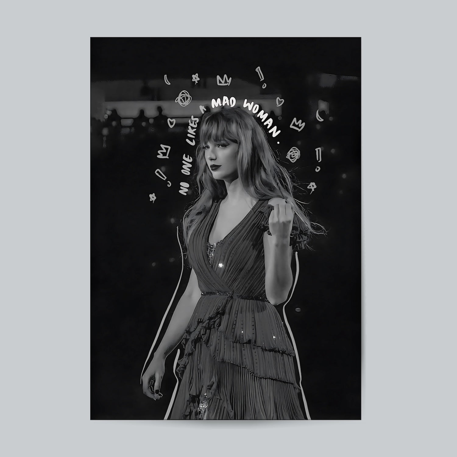 Taylor Swift No One Likes A Mad Woman #Artist Wall Poster Posters Postor Shop taylor-swift-no-one-likes-a-mad-woman-artist-wall-poster Postor Shop 