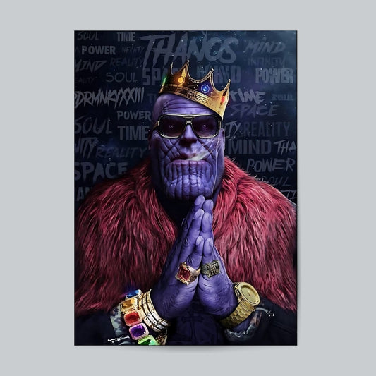 Thanos - Marvel #Movie Wall Poster. Posters Postor Shop thanos-marvel-movie-wall-poster Postor Shop 