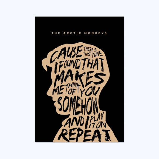 The Arctic Monkeys Typography- Abstract Wall Postor Posters Postor Shop the-arctic-monkeys-typography-abstract-wall-poster Postor Shop 