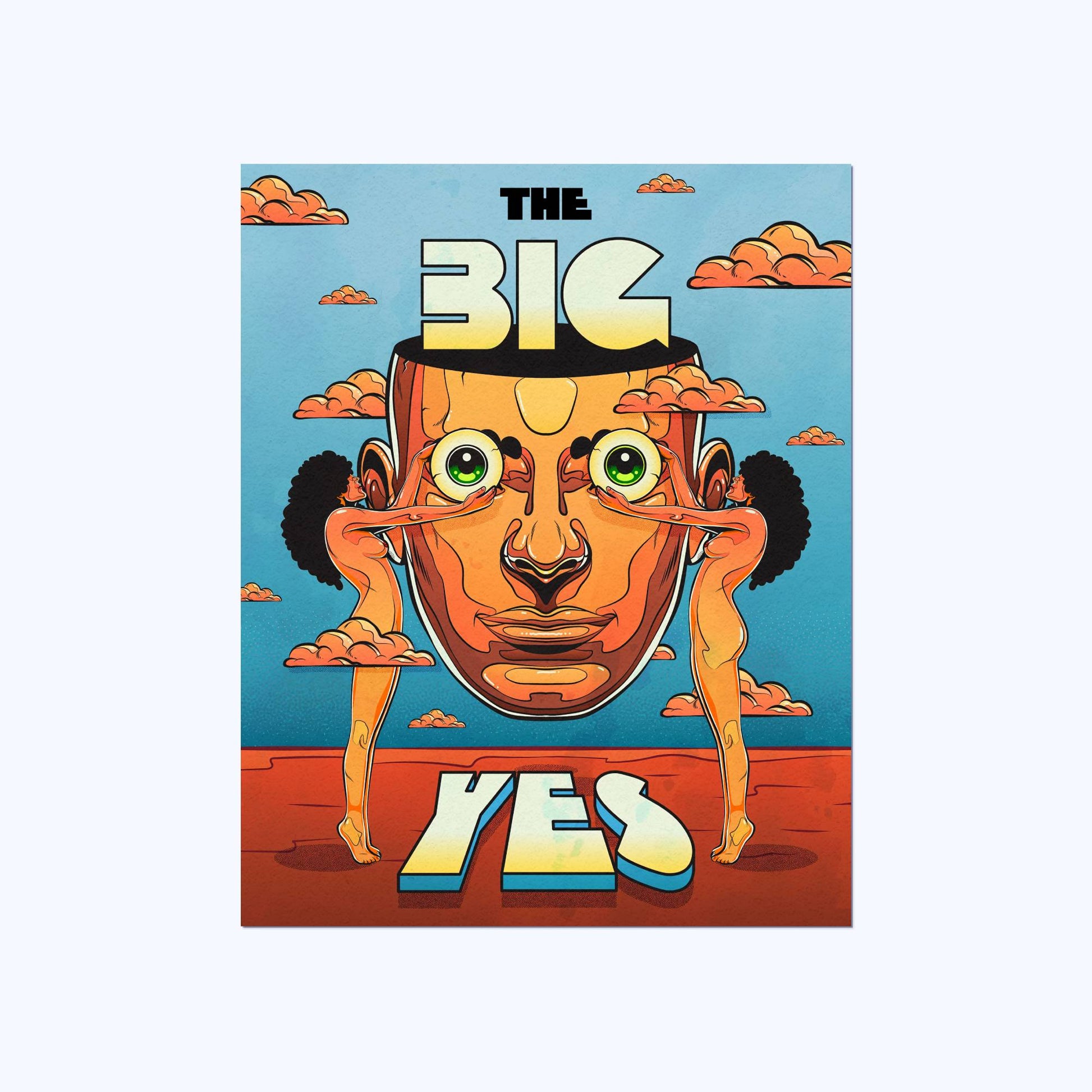 The Big Yes- Trippin Wall Postor Posters Postor Shop the-big-yes-trippin-wall-poster Postor Shop 