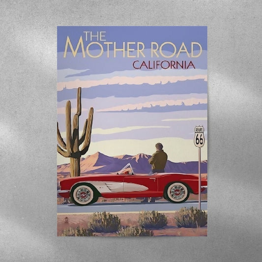 The Mother Road California #Aesthetic Wall Postor Posters Postor Shop the-mother-road-california-aesthetic-wall-poster Postor Shop 