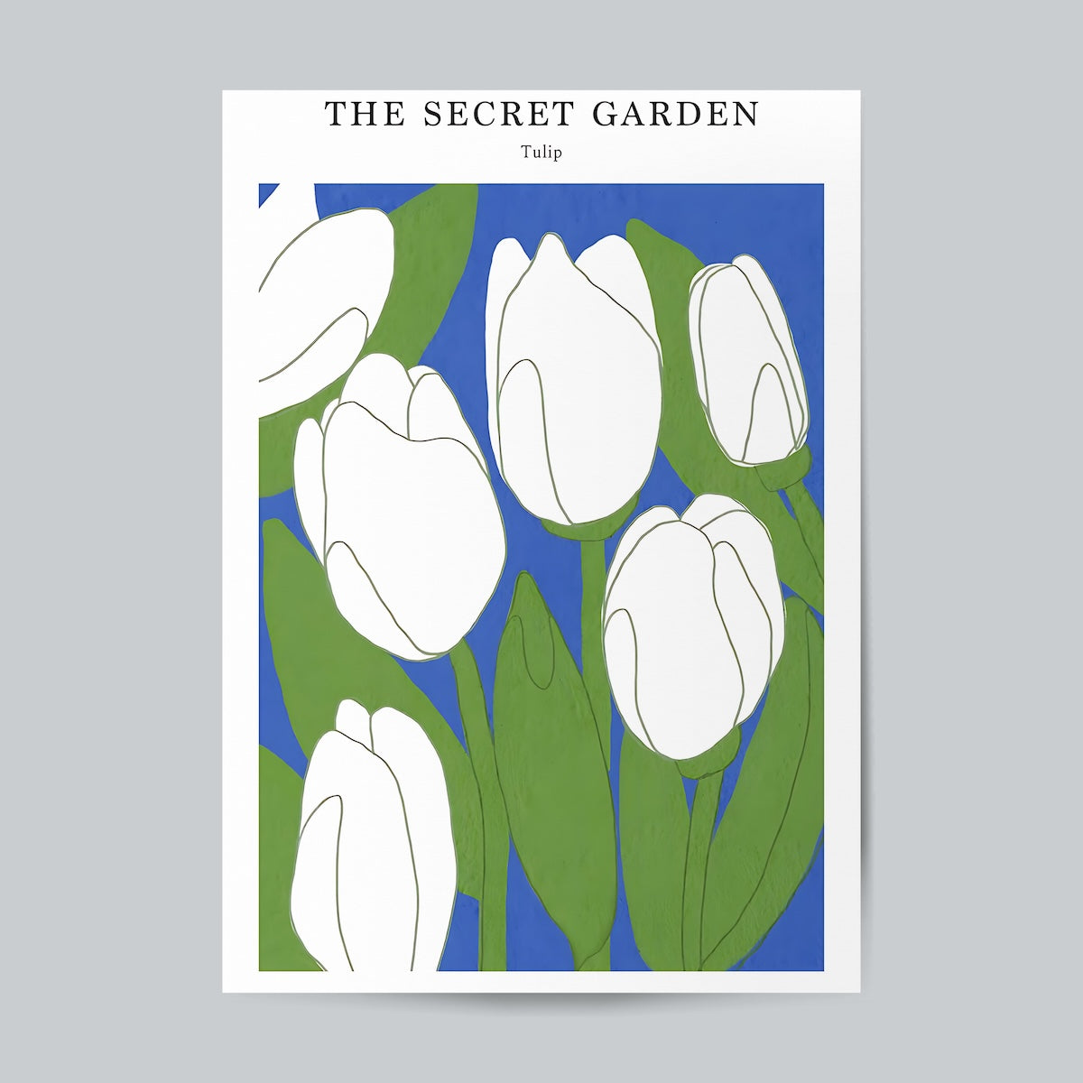 The Secret Garden Tulip #Floral Wall Poster Posters Postor Shop the-secret-garden-tulip-floral-wall-poster Postor Shop 