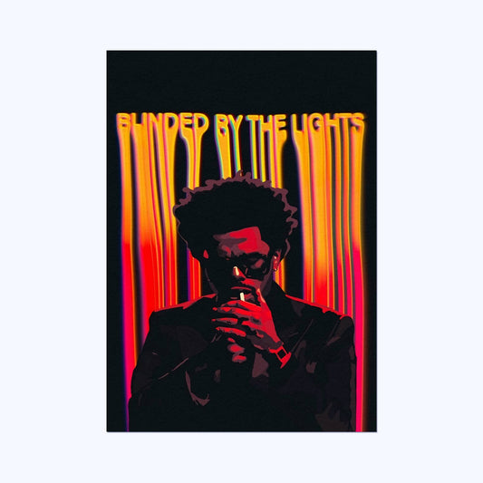 The Weeknd Blinded By The Lights- Abstract Wall Postor Posters Postor Shop the-weeknd-blinded-by-the-lights-abstract-wall-poster Postor Shop 