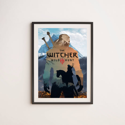 The Witcher Wild Hunt- Wall Postor Posters Postor Shop the-witcher-wild-hunt-wall-poster Postor Shop 