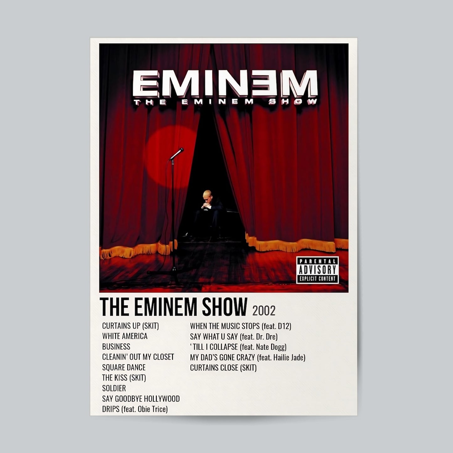 The Eminem Show #Album Cover Wall Poster Posters Postor Shop the-eminem-show-album-cover-wall-poster Postor Shop 