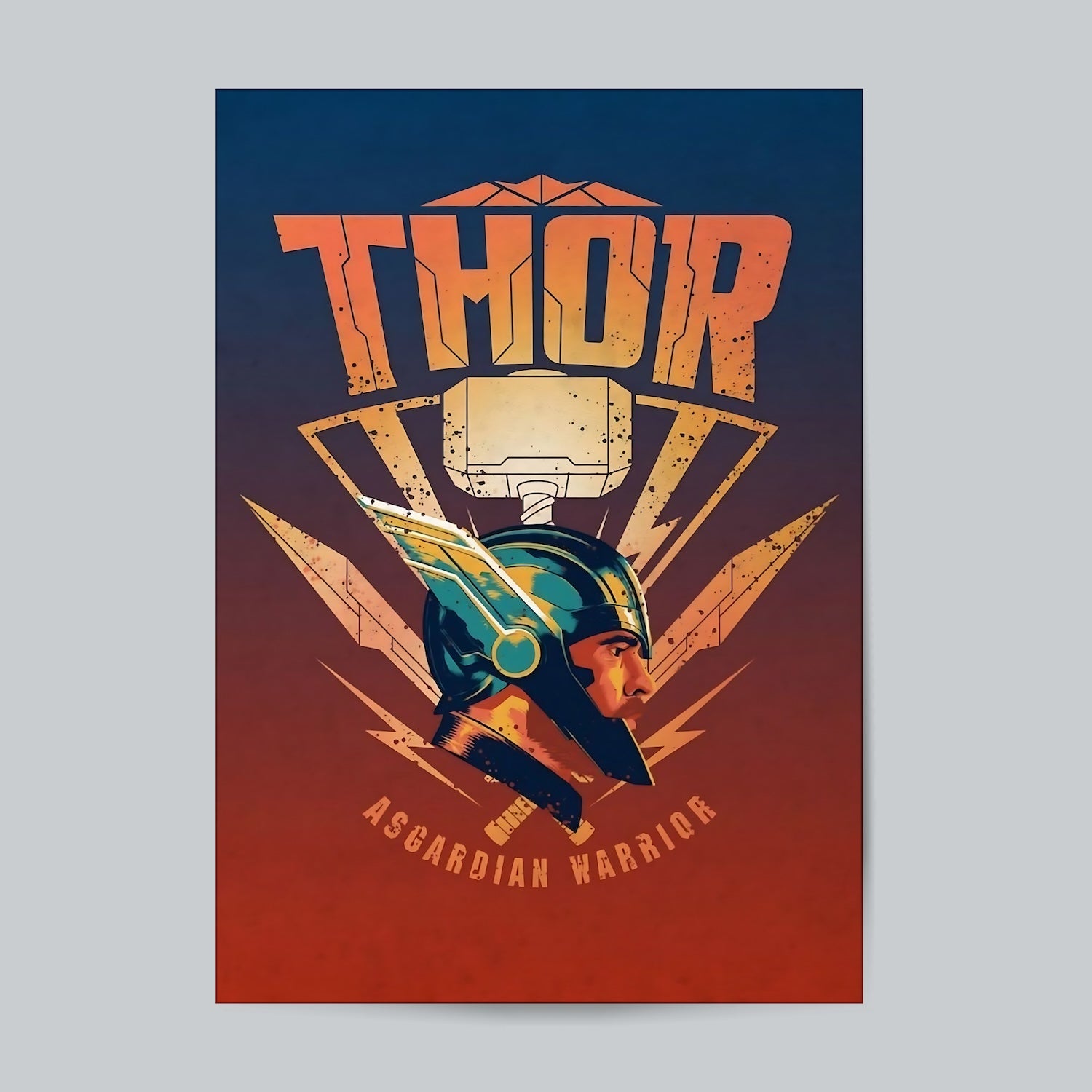 Thor Asgardian Warrior #Marvel Universe Wall Poster Posters Postor Shop thor-asgardian-warrior-marvel-universe-wall-poster Postor Shop 