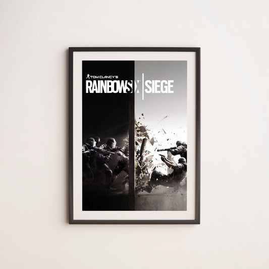 Tom Clancy's Rainbow Six Seige- Wall Postor Posters Postor Shop tom-clancys-rainbow-six-seige-wall-poster Postor Shop 