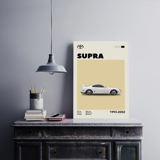 Toyota Supra Wall Postor Posters Postor Shop toyota-supra-wall-poster Postor Shop 