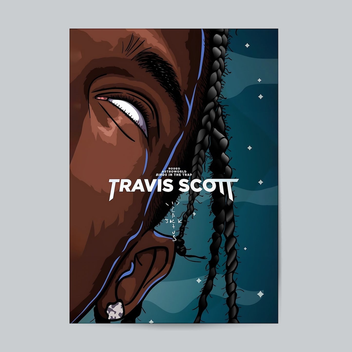 Travis Scott #Artist Wall Poster Posters Postor Shop travis-scott-artist-wall-poster Postor Shop 