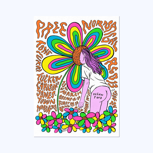 Trippy Girl- Trippin Wall Postor Posters Postor Shop trippy-girl-trippin-wall-poster Postor Shop 