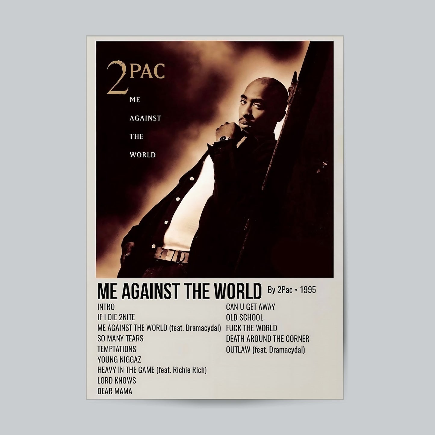 Tupac #Album Cover Wall Poster Posters Postor Shop tupac-album-cover-wall-poster Postor Shop 