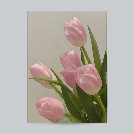 Tulips Aesthetic Wall Poster Posters Postor Shop typo-aesthetic-wall-poster Postor Shop 