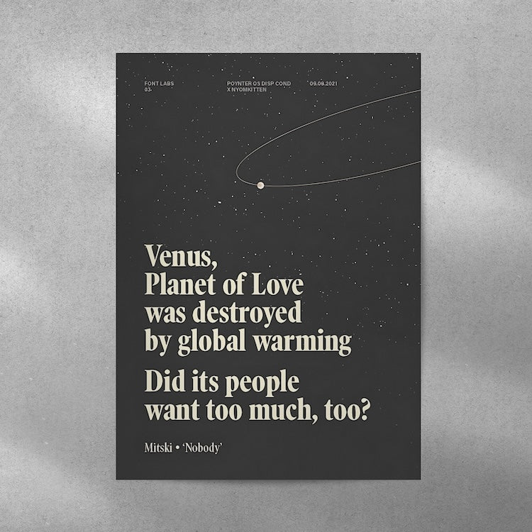 Venus, Planet Of Love #Aesthetic Wall Postor Posters Postor Shop venus-planet-of-love-aesthetic-wall-poster Postor Shop 