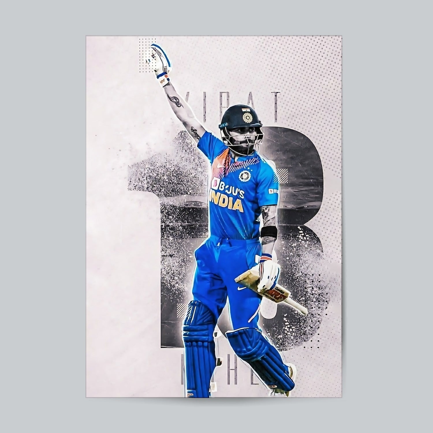 Virat #Cricket-01 Wall Poster Posters Postor Shop virat-cricket-01-wall-poster Postor Shop 