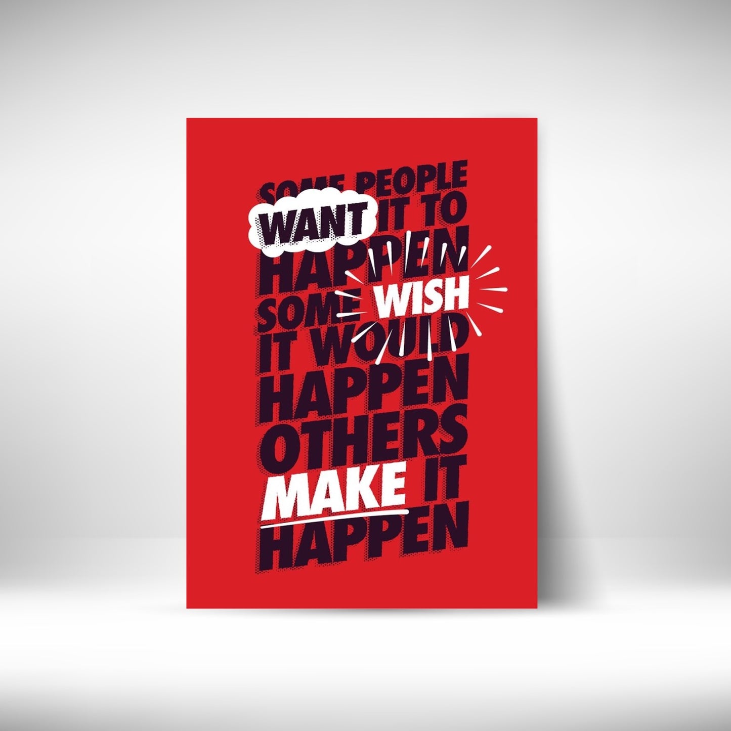 Want-Make It Happen Wall Postor Posters Postor Shop want-make-it-happen-wall-poster Postor Shop 