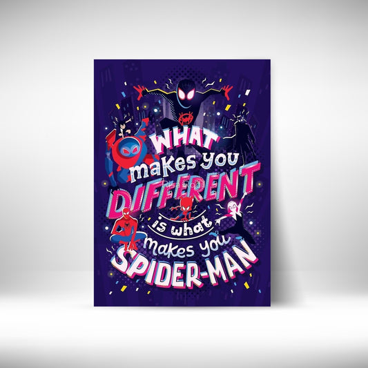 What Makes You Different Is What Makes You Siderman Wall Postor Posters Postor Shop what-makes-you-different-is-what-makes-you-siderman-wall-poster Postor Shop 