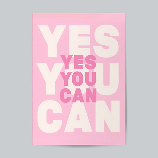 Yes You Can Aesthetic Wall Poster Posters Postor Shop yes-you-can-aesthetic-wall-poster Postor Shop 