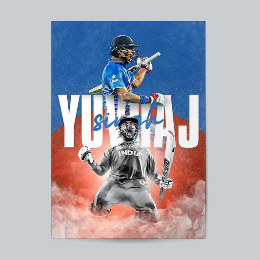 Yuvraj #Cricket-01 Wall Poster Posters Postor Shop yuvraj-cricket-01-wall-poster Postor Shop 